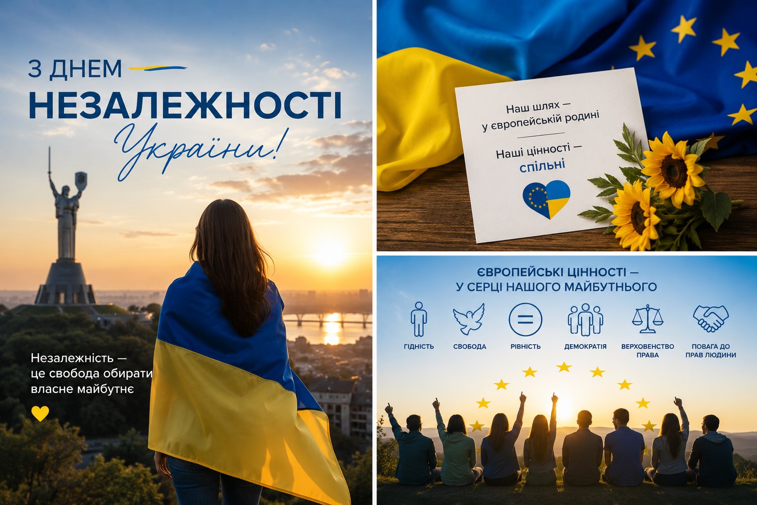 День Незалежності України: свобода, гідність і європейське майбутнє