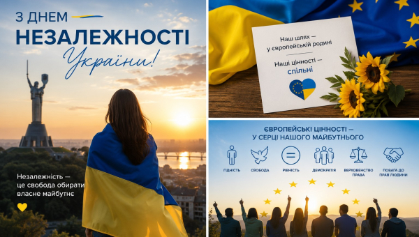 День Незалежності України: свобода, гідність і європейське майбутнє